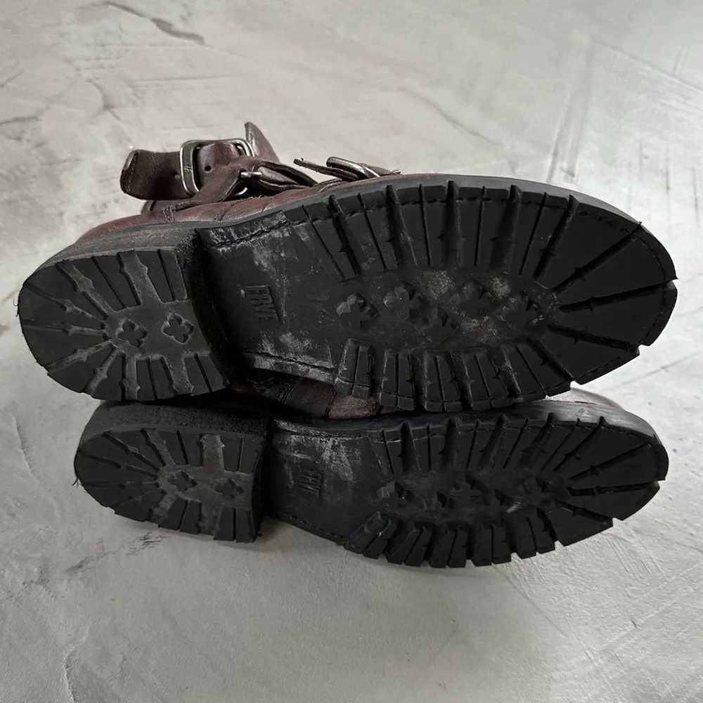 FRYE Womens Valerie Shearling Strappy Ankle Boot - Picture 7 of 7